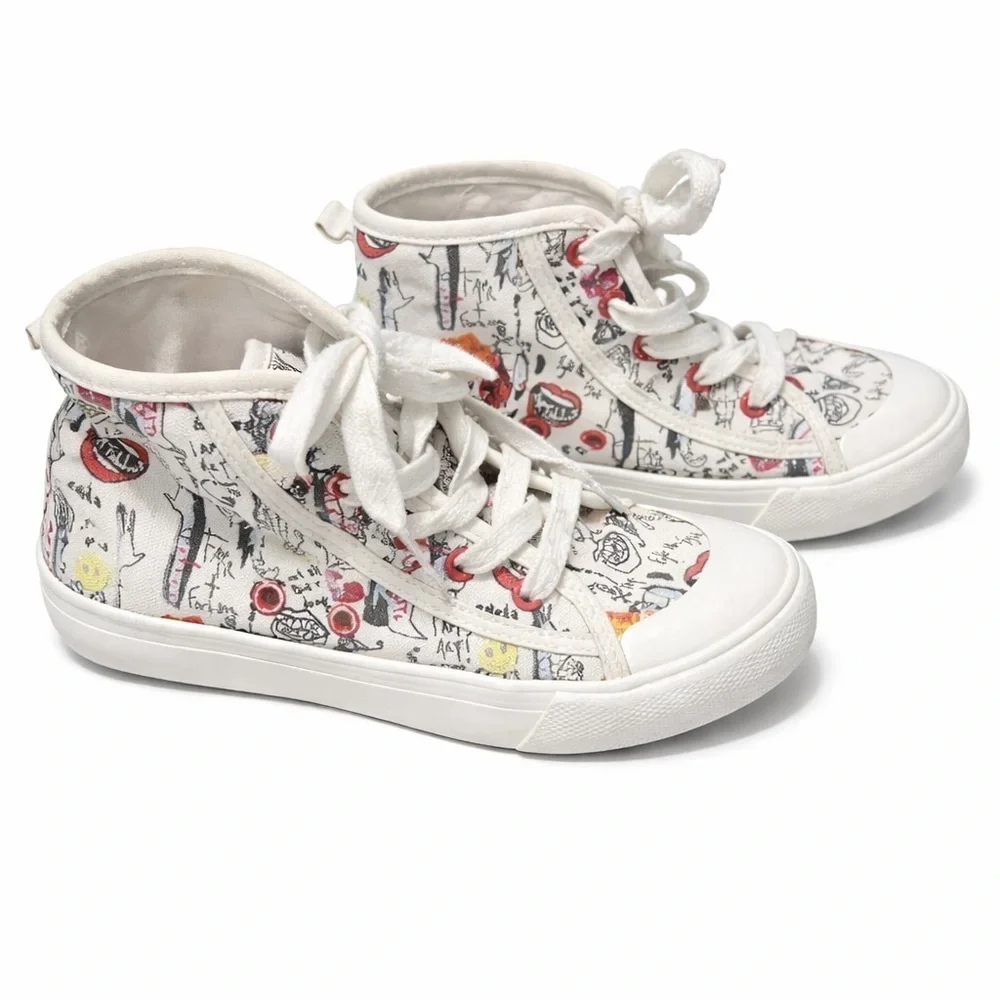 ☀️Disney Kids High-Top Sneakers with Fun Print- size 1